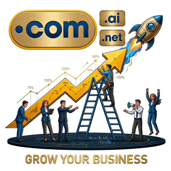 Premium Domain Naming Illustration